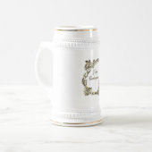 Elegant Golden Turkey Happy Thanksgiving Text Bierpul (Voorkant links)