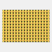 Elegant Golden Wrapping Paper Flat Sheet Set van 3 (Voorkant 3)