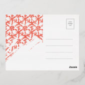 Elegant Goldfoil Festive Ornaments Christmas Folie Uitnodiging Briefkaart (Achterkant)