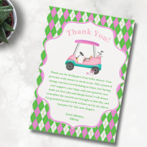 Elegant Golf Cart gereed voor Baby shower