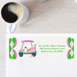 Elegant Golf Cart Ready For Baby Shower  Etiket