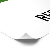 Elegant Golf Monogram Collage Design Perfect Poster (Hoek)