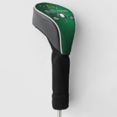 Elegant Golf Monogram Design Golfheadcover (Schuin)