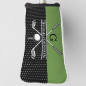 Elegant Golf Monogram Design Golfheadcover (Draai 90)