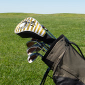 Elegant Golf Monogram Design Golfheadcover (Insitu)