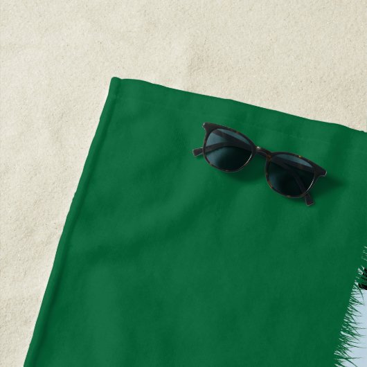 Elegant Golf Monogram Design Strandlaken (In situ)