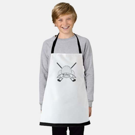 Elegant Golf Theme Design & Player's Name Golfer Schort (Gedragen)