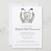 Elegant Golf Toernooi Country Club Kaart (Voorkant)