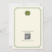 Elegant Golf Tournament Fundraiser Kaart (Achterkant)