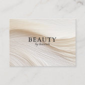 Elegant, golven, salon, afsprakenkaartje (Voorkant)