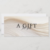 Elegant, Golven, Salon, QR-code, Cadeaubon (Achterkant)