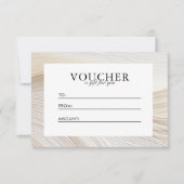 Elegant, golven, salon, voucher, cadeaubon (Voorkant)