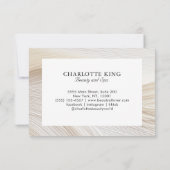 Elegant, golven, salon, voucher, cadeaubon (Achterkant)