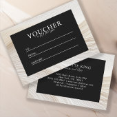 Elegant, golven, salon, voucher, cadeaubon