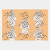 Elegant Goodbye Miss Hallo Mrs Vrijgezellenfeest Inpakpapier Vel (Voorkant 3)