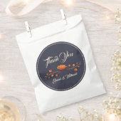 Elegant Gothic 3D Floral Dank je bruiloft Bedankzakje (Geknipt)