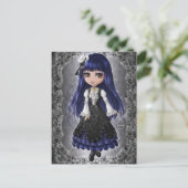 Elegant Gothic Aristocrat Briefkaart (Staand voorkant)