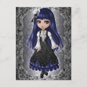 Elegant Gothic Aristocrat Briefkaart