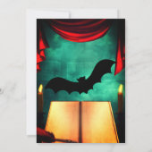 Elegant Gothic bruiloft behalve de datum Uitnodigi Kaart (Achterkant)