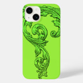 Elegant Gothic Design in Green iPhone 6 Hoesje (Achterkant)