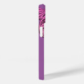 Elegant Gothic Design in Paarse iPhone 6 Hoesje (Achterkant / Rechts)