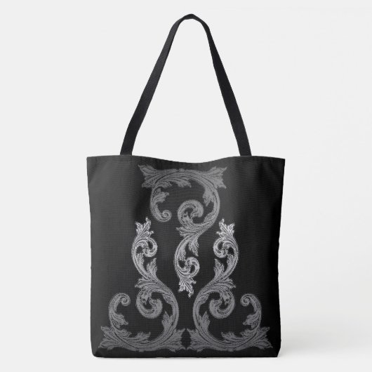 Elegant Gothic Design Tote Bag (Achterkant)