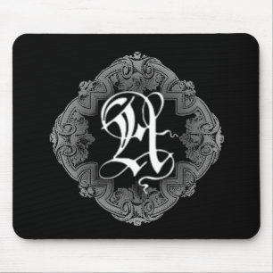 Elegant Gothic Initiaal A Muismat