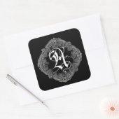 Elegant Gothic Initiaal A Sticker (Envelop)