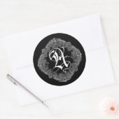Elegant Gothic Initiaal A Sticker (Envelop)