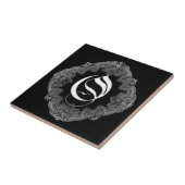 Elegant Gothic Initiaal O Tegeltje (Zijkant)