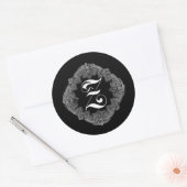 Elegant Gothic Initiaal Z Sticker (Envelop)