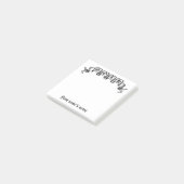 Elegant Gothic  lint ontwerp Post-it® Notes (Schuin)