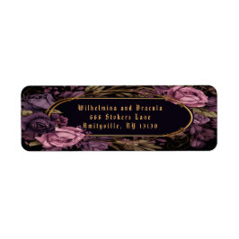  Elegant Gothic Moody Retouradres Etiket