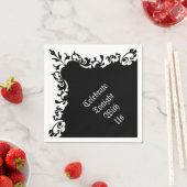 Elegant Gothic Motif Napkins Servetten (Insitu)