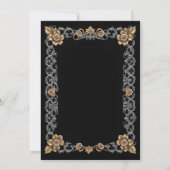 Elegant Gothic Save the date Aankondiging (Achterkant)