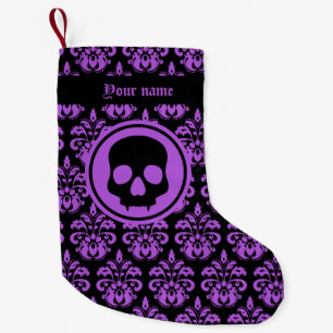 Elegant Gothic skull Kleine Kerstsok