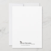 Elegant Gothic Spider Halloween Party Invitation Kaart (Achterkant)