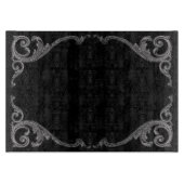 Elegant Gothic Swirl Design Cutting Board Snijplank (Voorkant)