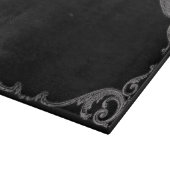 Elegant Gothic Swirl Design Cutting Board Snijplank (Hoek)