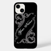 Elegant Gothic Swirl Design iPhone 6 Hoesje (Achterkant)