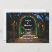 Elegant Gothic Wedding Invitation Kaart (Voorkant)