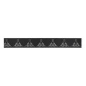 Elegant Gothic wervelontwerp Grosgrain Lint (Voorkant)