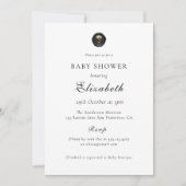 Elegant gotisch Baby shower Kaart (Voorkant)