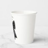 Elegant gotisch Baby shower Papieren Bekers (Links)