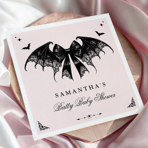 Elegant gotisch Baby shower Servet