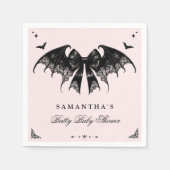 Elegant gotisch Baby shower Servet (Voorkant)