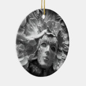 Elegant Gotisch Carnaval Masker Kerst Ornament (Rechts)