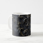 Elegant gotisch decoratieontwerp koffiemok (Voorkant links)