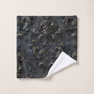 Elegant gotisch decoratieontwerp washandje