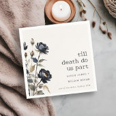 Elegant Gotisch Donker Waterverf Zwart Roos Bruilo Servet